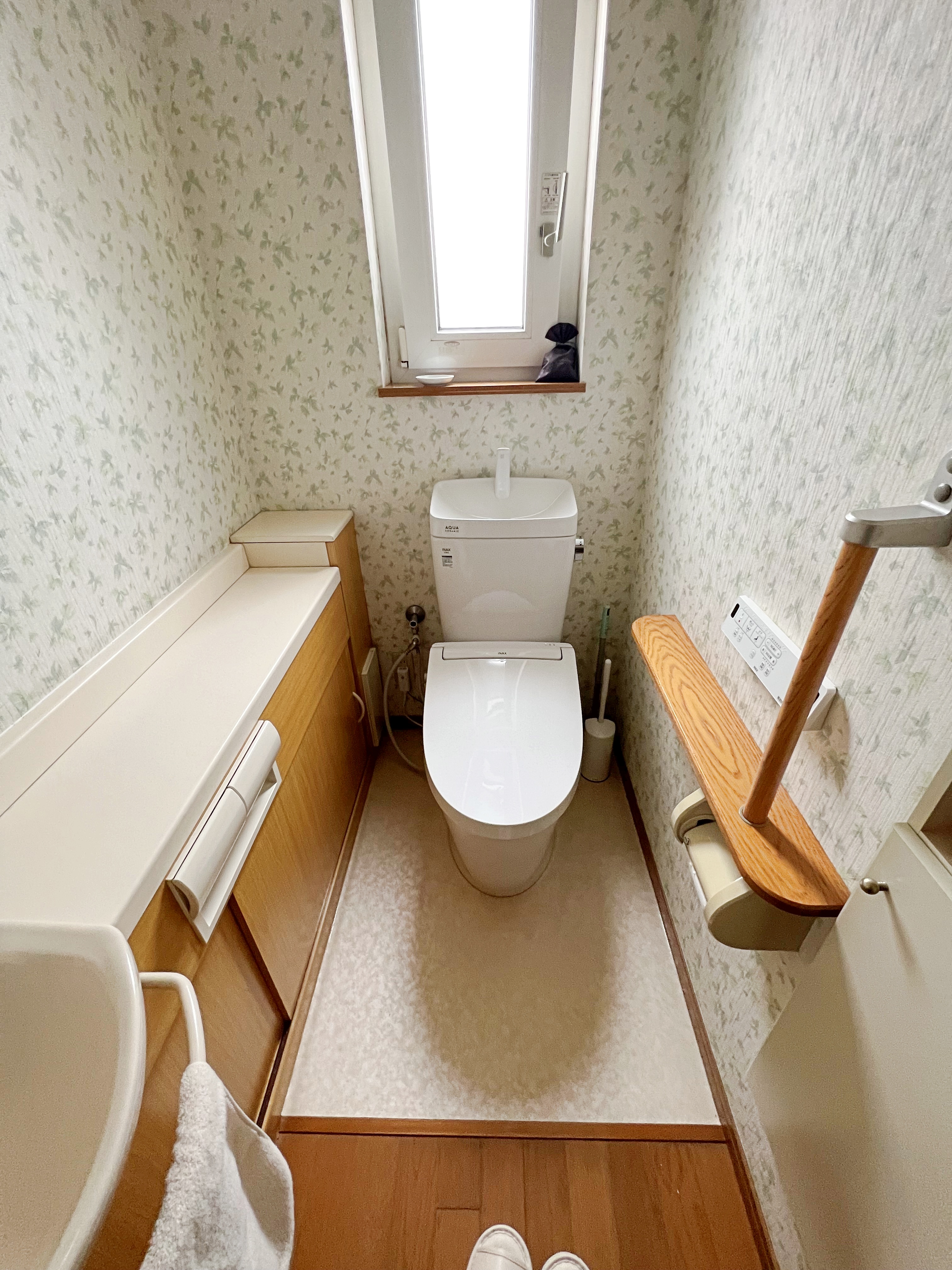 トイレをリフォーム致しました。